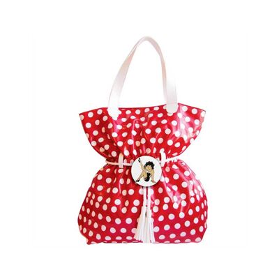 Betty Borsa da spiaggia a pois rossi/Betty Boop Borsa da spiaggia Deluxe a pois