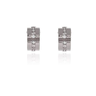 Cachet Matice Clip on Earrings Platinum Plated