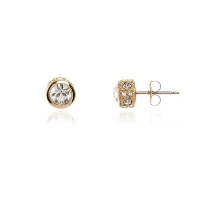 Cachet Rocio Brilliant Earrings 18ct Gold Plated
