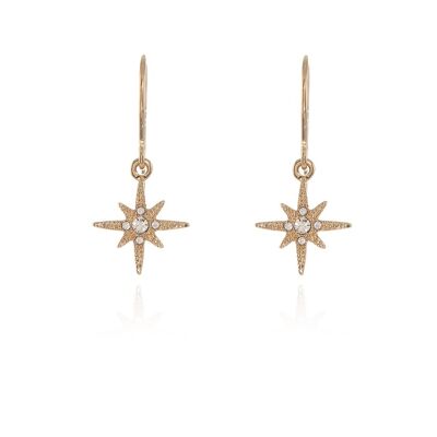 Cachet North Star Earrings 18ct Gold Plated