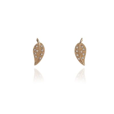 Cachet Leafy Earrings 18ct Gold Plated