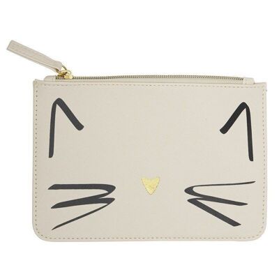 Patterned Zip Pouch - Kitten