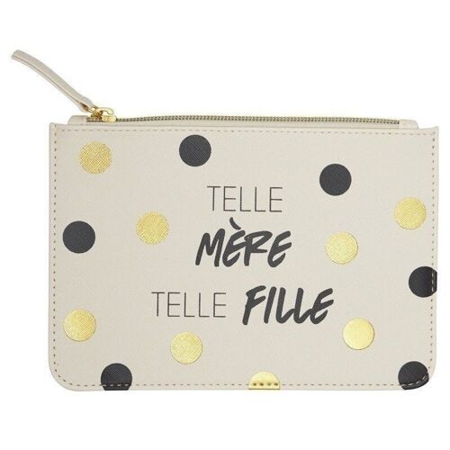 Pochette zip - TELLE MERE TELLE FILLE