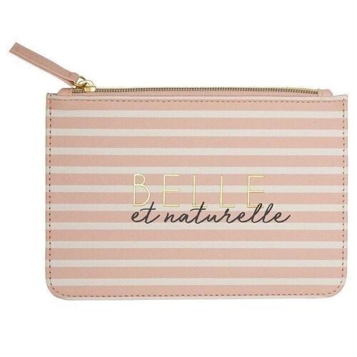 Pochette zip - BELLE ET NATURELLE