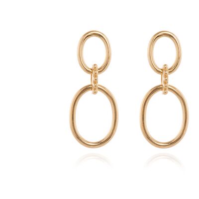 Cachet Landri Drop Earrings 18ct Gold Plated