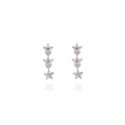 Cachet Starla Drop Earrings Platinum Plated