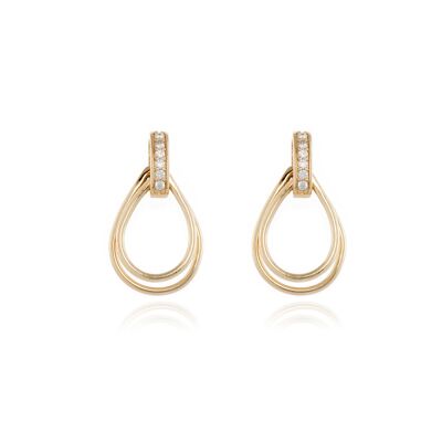 Cachet Qiao Earrings 18ct Gold Plated
