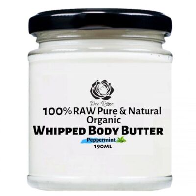 Body Butter (whipped) Peppermint 190ml