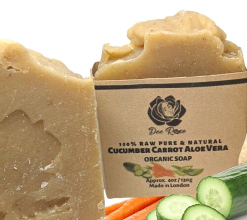 Soap bar cucumber aloe vera carr