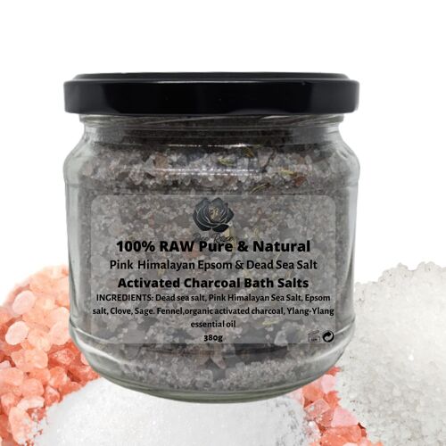 Bath Salts Activated Charcoal Ylang-Ylang
