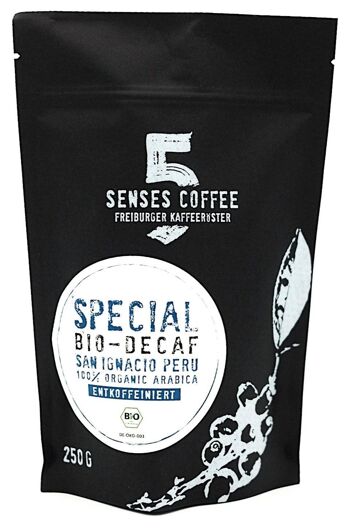 5 SENS BIO PEROU BIO-DECAF - 500 grammes - Moulu pour French Press 1