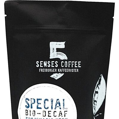 5 SENSI PERÙ BIOLOGICO BIO-DECAF - 250 grammi - Macinato per macchine da caffè espresso