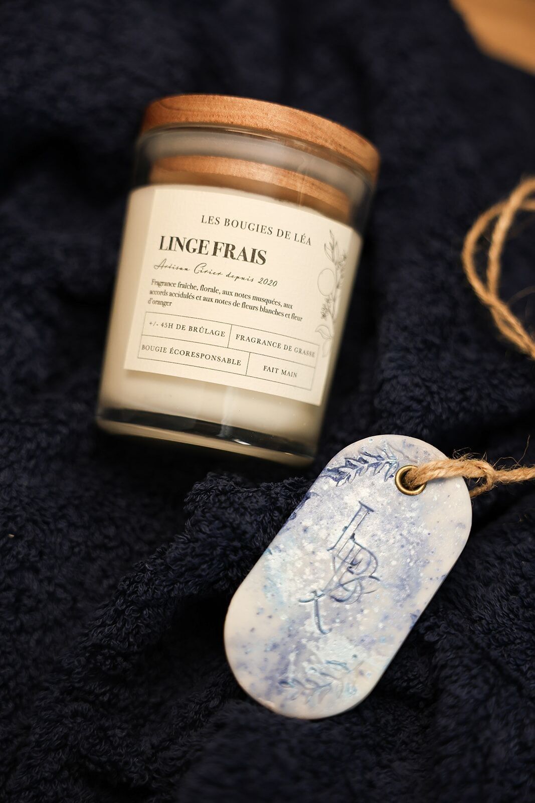 Small Fresh Linen Scented Candle - Pack of 6