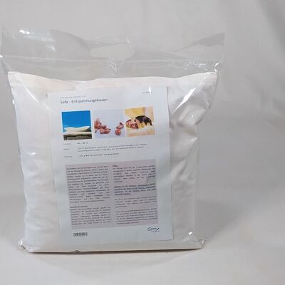 Coussin de canapé en coquille de millet 40 x 40 cm, sergé biologique, article 0404220