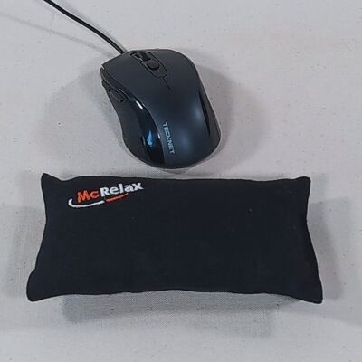 Computer mouse cushion, millet shells, linen black, Art. 3112220