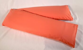 28 x 170 cm couverture orange, satin organique, article 4172518 3