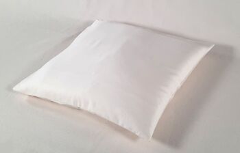 40 x 40 cm couverture blanc naturel, satin organique, article 4404016 3