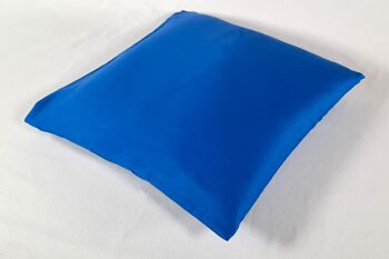 40 x 40 cm couverture bleu cobalt, satin organique, article 4404020 3