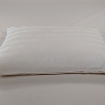 35 x 50 cm cover white stripes, organic satin, item 4503511