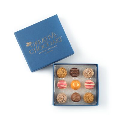 Luxury Chocolate Truffles Box of 9