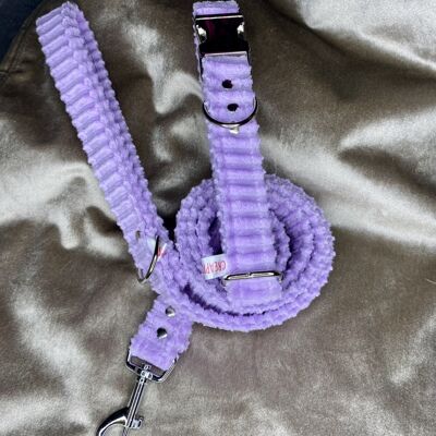 Lilac Velvet leash