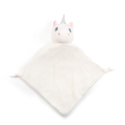 Doudou Licorne Blanche