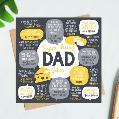 Super Cheesy Dad Witze Geburtstags- oder Vatertagskarte