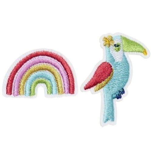 Broche toucan rainbow