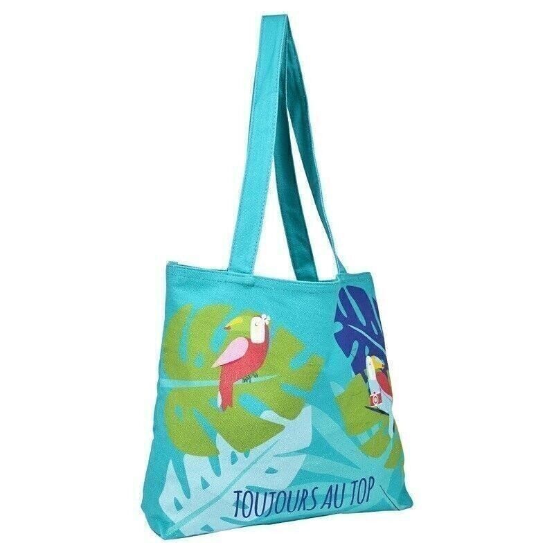 Small printed tote bag - always on top