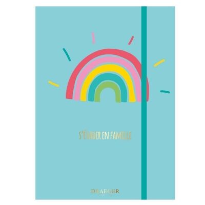 Notizbuch A5 - Regenbogen - 60 Seiten