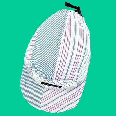 Stripes 5-Panel-Cap - niedrige Krone