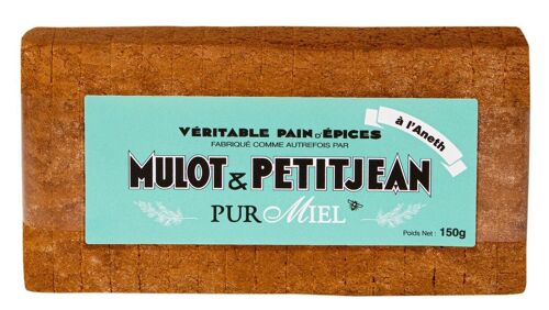 PAIN D'EPICES PUR MIEL SPECIAL TOASTS ANETH