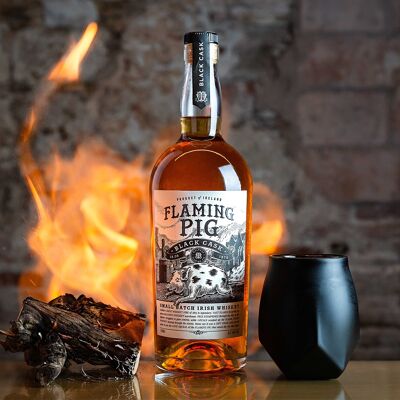 Whisky Irlandés FLAMING PIG Whiskey 70 CL