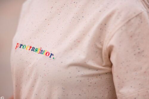Camiseta "Procrastinator" Multicolor