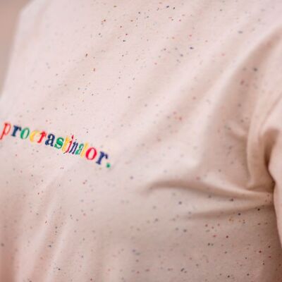 T-shirt multicolore "Procrastinator".