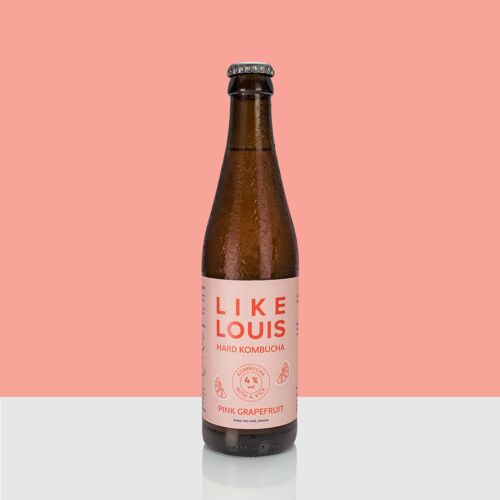 Hard Kombucha Pink Grapefruit 330ml