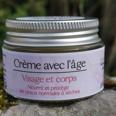 Crème avec l'âge