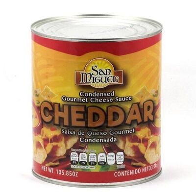 Zubereitung auf Basis von Cheddar-Käse - San Miguel - 3,1 Kg