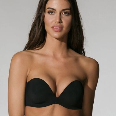 Secret Sense Low-Cut Strapless E black