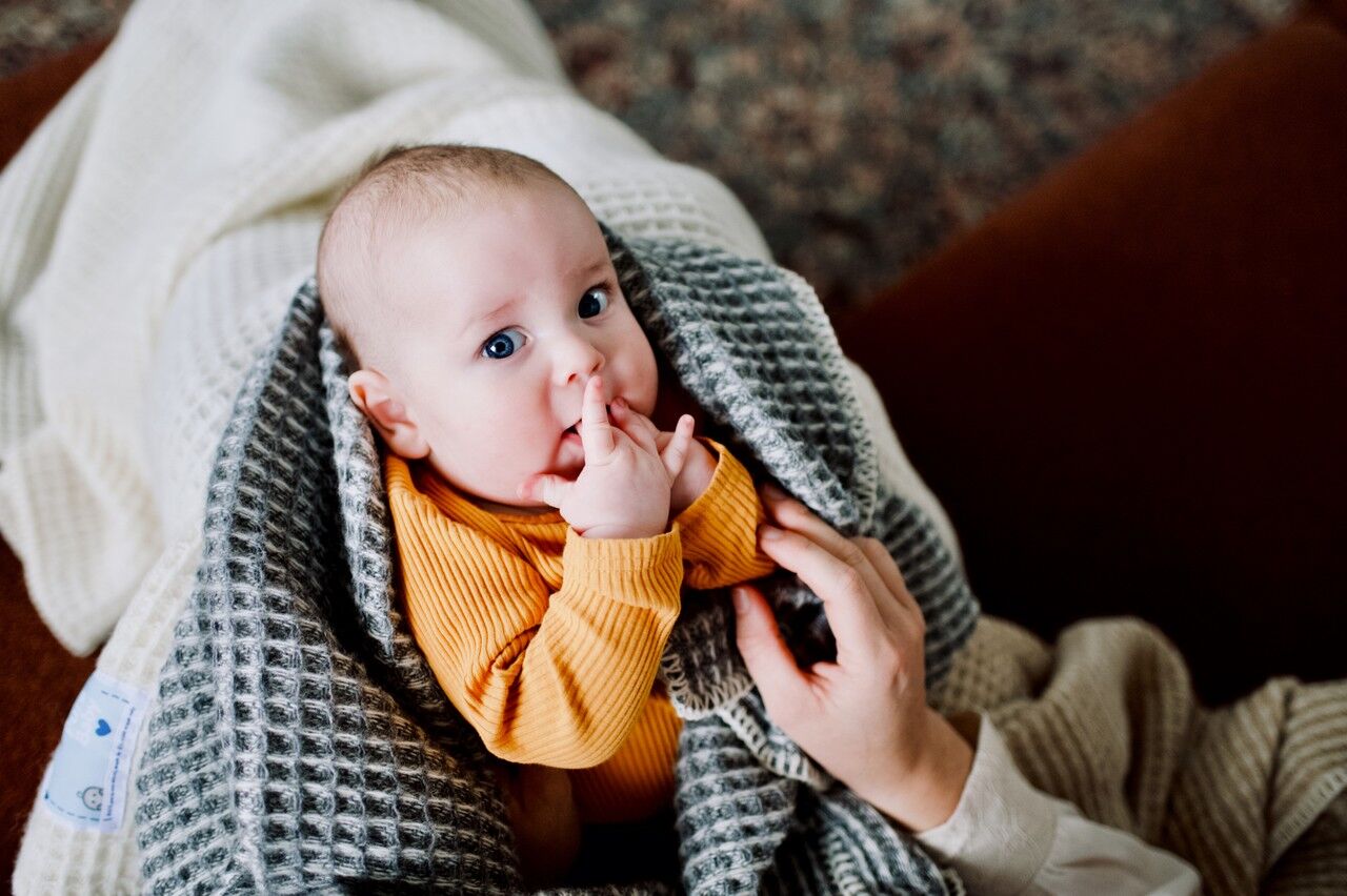 Cot waffle outlet blanket