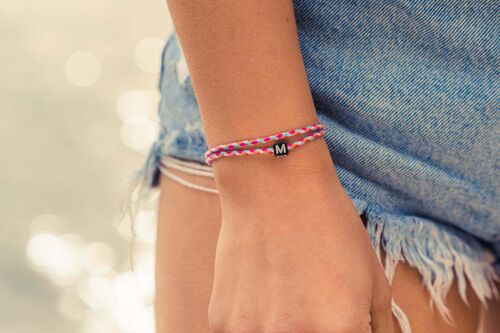Personalisiertes Armband Pink