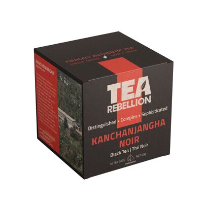 Kanchanjangha Noir - Schwarzer Tee | Nepal | Biologisch abbaubare Taschen