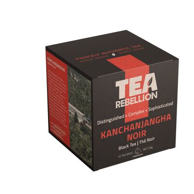 Kanchanjangha Noir - Schwarzer Tee | Nepal | Biologisch abbaubare Taschen