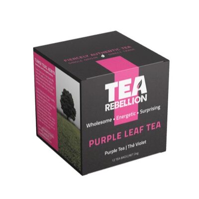 Purple Leaf Tee - aus Kenia | Biologisch abbaubare Pyramidenbeutel