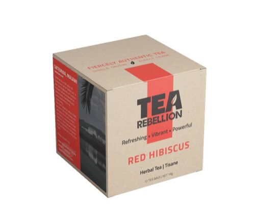 Red Hibiscus - Tea from Malawi | Biodegradable Pyramid Bags