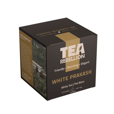 Weißer Prakash - Weißer Tee | aus Nepal | Biologisch abbaubare Taschen