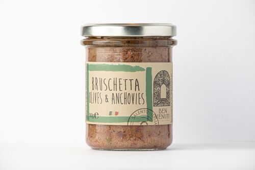 Bruschetta olives and anchovies