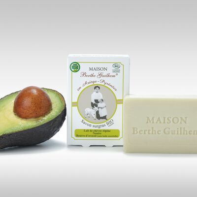 Certified organic soap GRAND COMFORT alpine goat's milk / avocado butter (without essential oil)