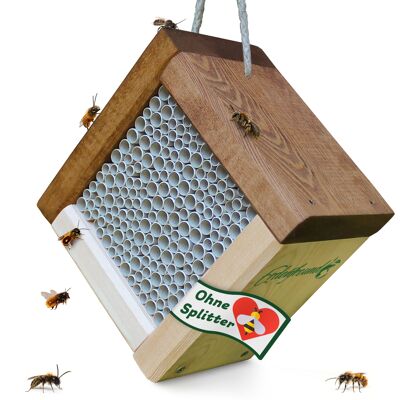 Casa de abejas silvestres ERDENFREUND® con cordón