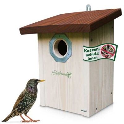 ERDENFREUND® caja nido para pájaros estorninos